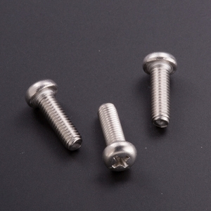 丸頭十字螺絲-不銹鋼 Phillips round head stainless screws
